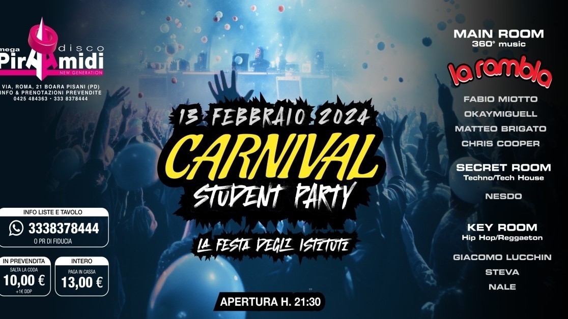 Carnival Student Party
