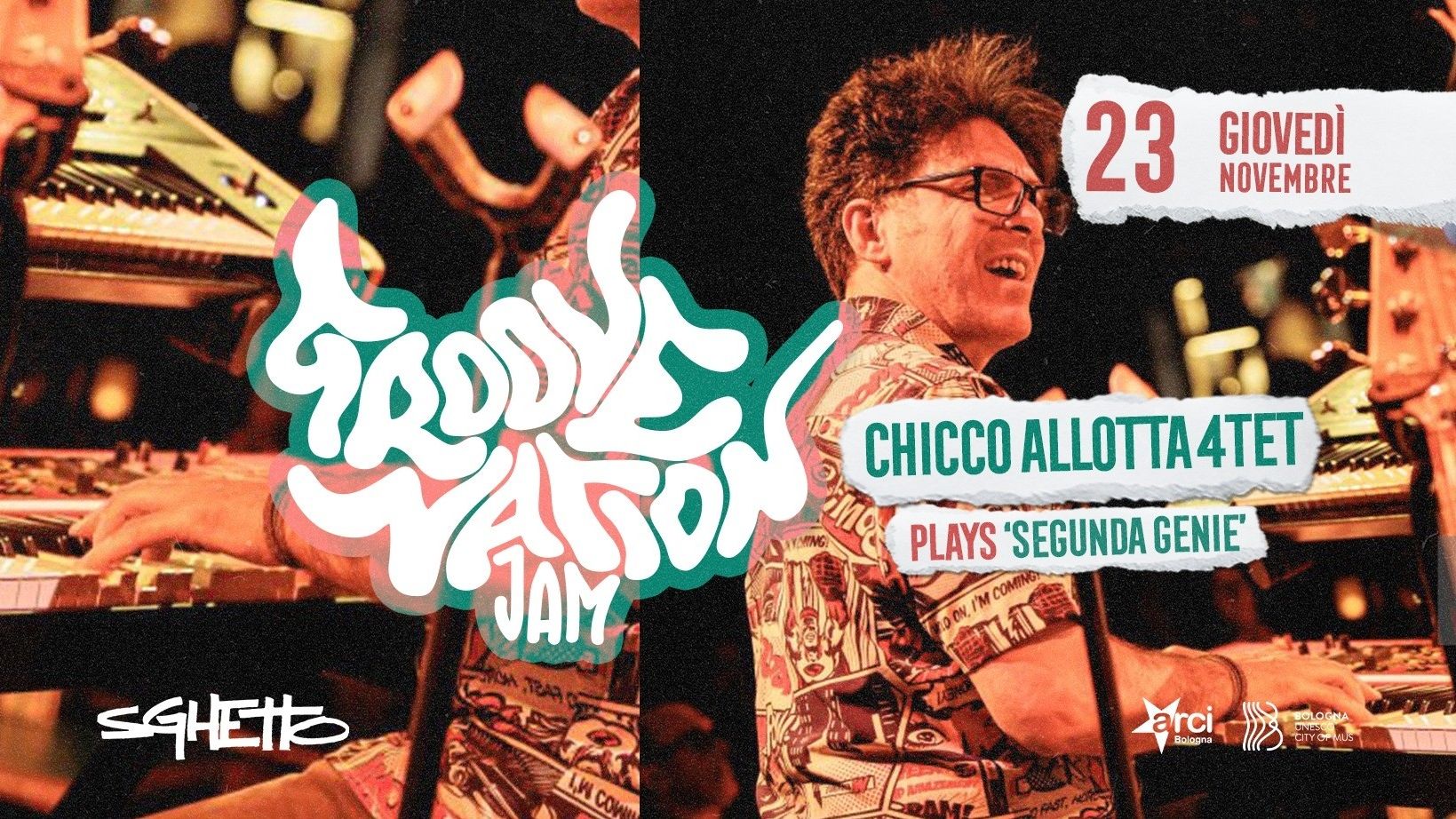 Groove Nation Jam Pt.6 - Chicco Allotta 4tet (from Incognito) plays 'Segunda Genie'