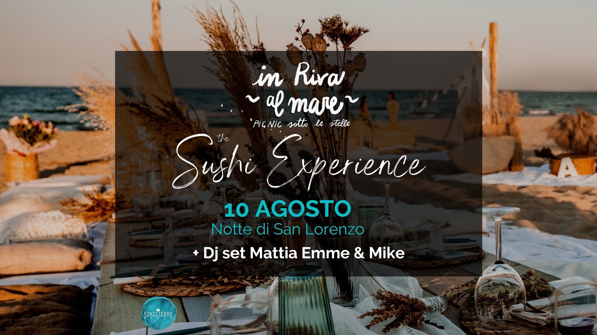 the Sushi Experience - Cena In Riva al Mare + Dj Mattia Emme & Mike
