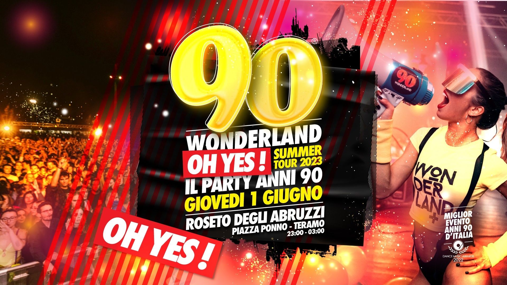 90 Wonderland Oh Yes Summertour