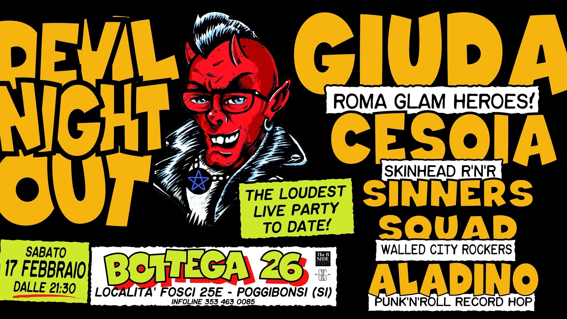 Devil Night Out - Giuda + Cesoia + Aladino + Sinners Squad