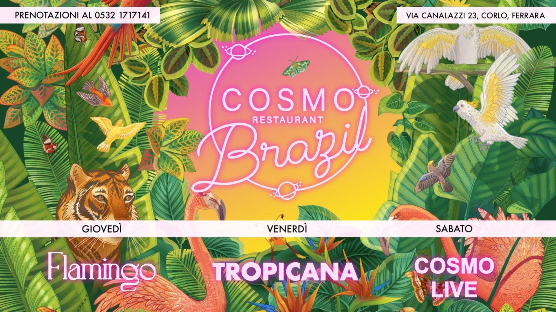 Cosmo Restaurant presenta "Brazil"