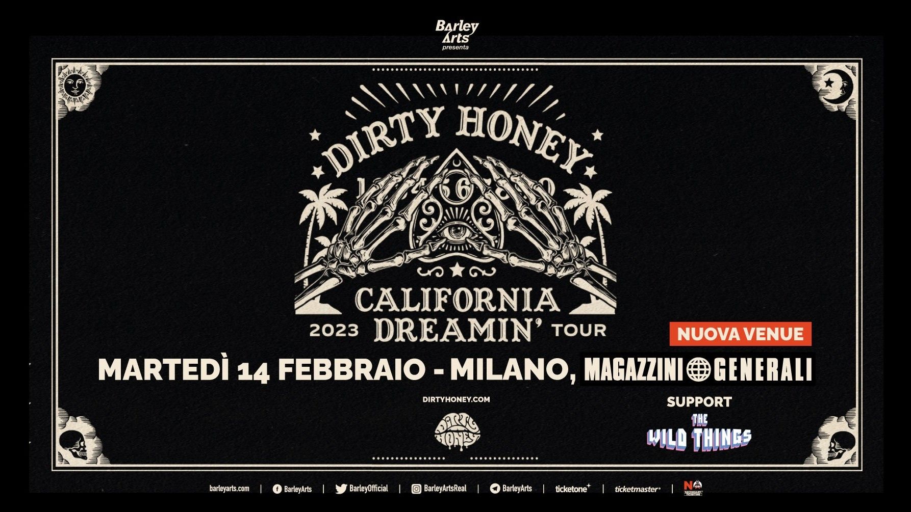 Dirty Honey "California Dreamin' Tour 2023"