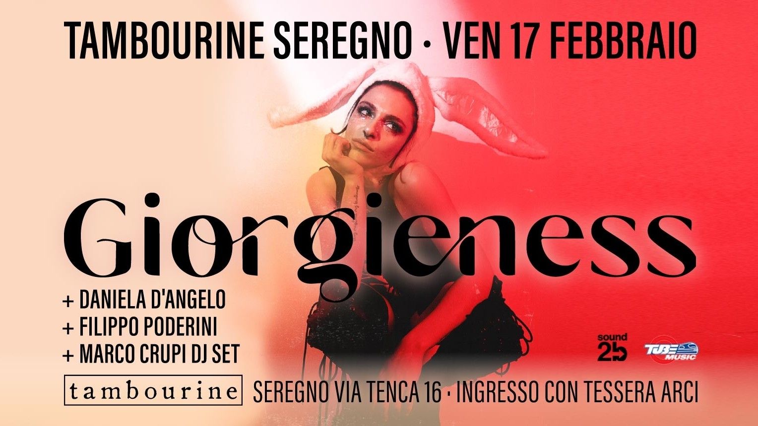 Giorgieness+ Filippo Poderini + Daniela d’Angelo + Marco Crupi Dj set