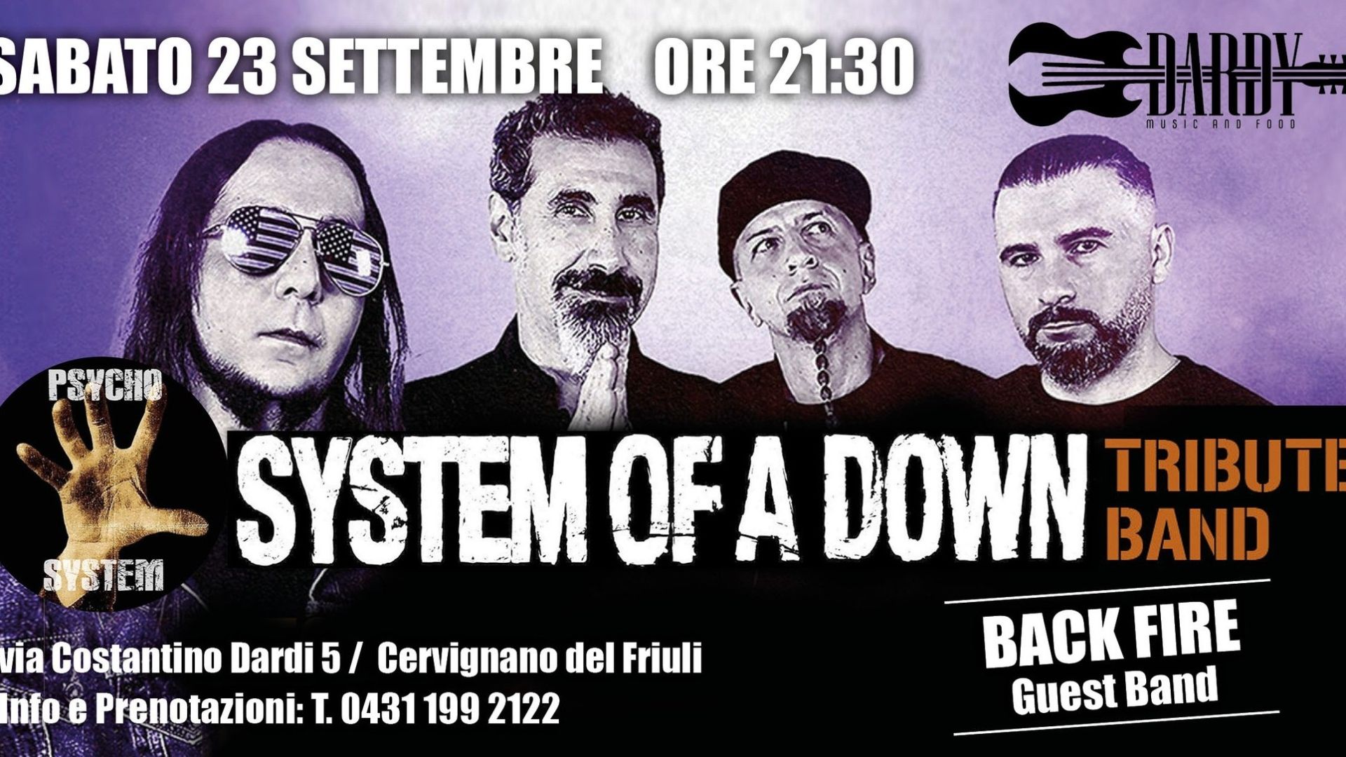 Psycho System - System Of A Down Tribute Band