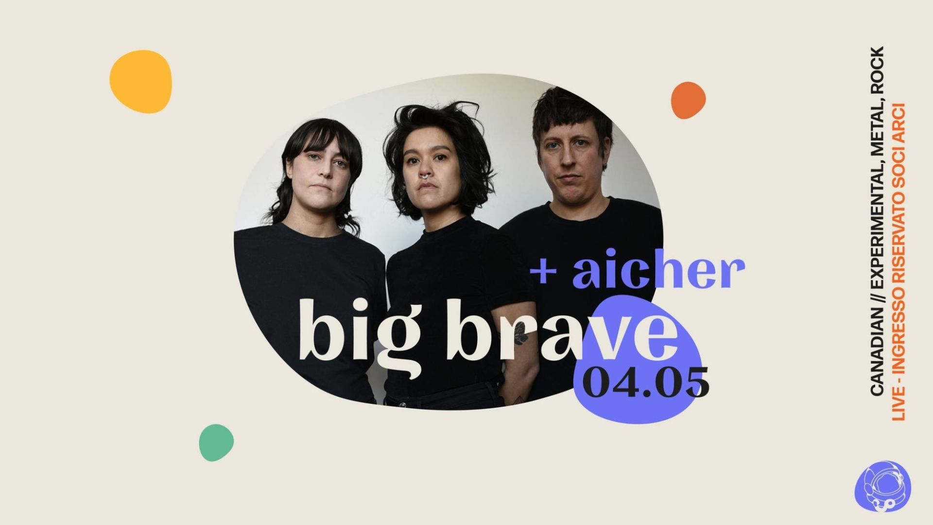 Big ‡ Brave (Can, Thrill Jockey Records) + Aicher (Dan)