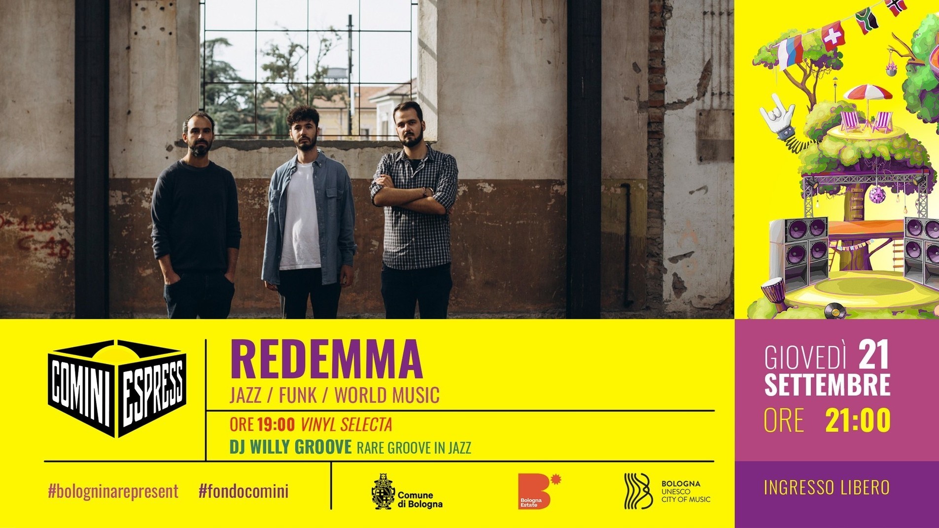 RedEmma + Vynil selecta con: Willy Groove