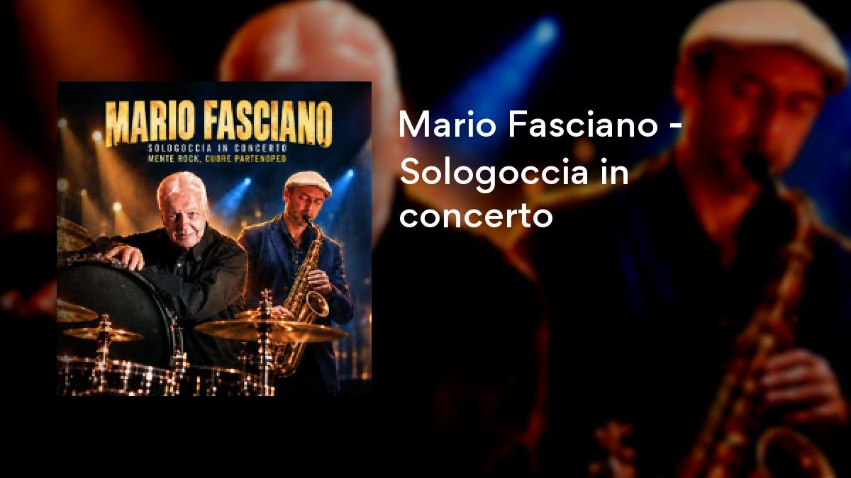 Mario Fasciano - Sologoccia in concerto