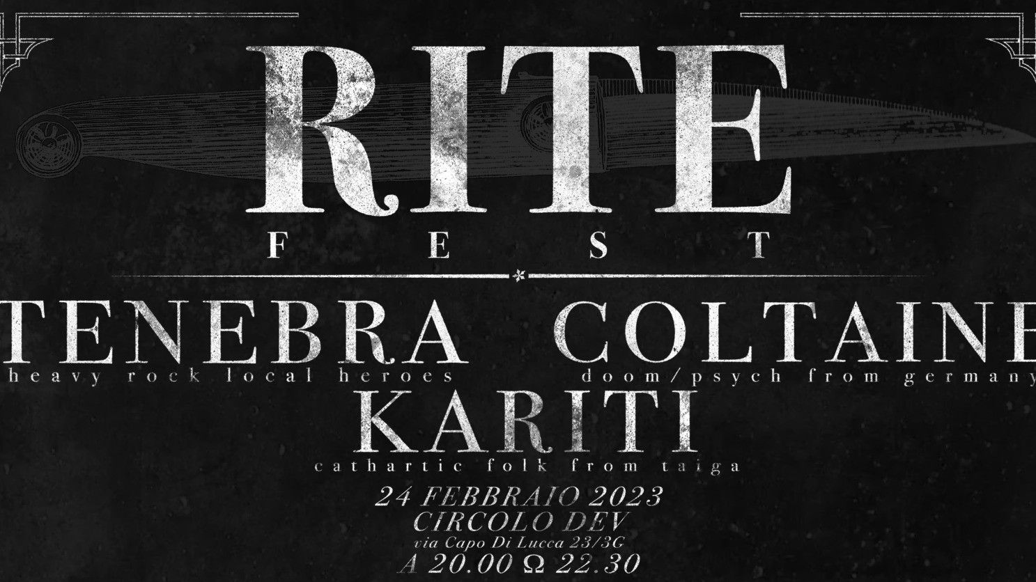 RITE Fest | Tenebra + Coltaine + Kariti