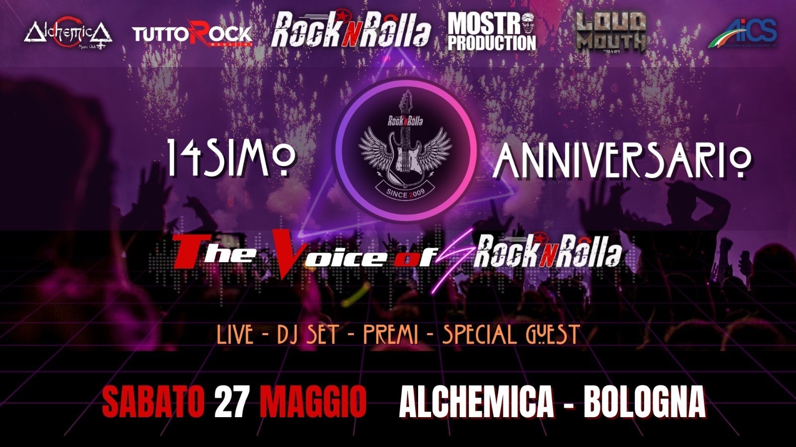 Rocknrolla 14° Anniversario - The Voice of Rocknrolla / Special Guest/ Dj Set and more...