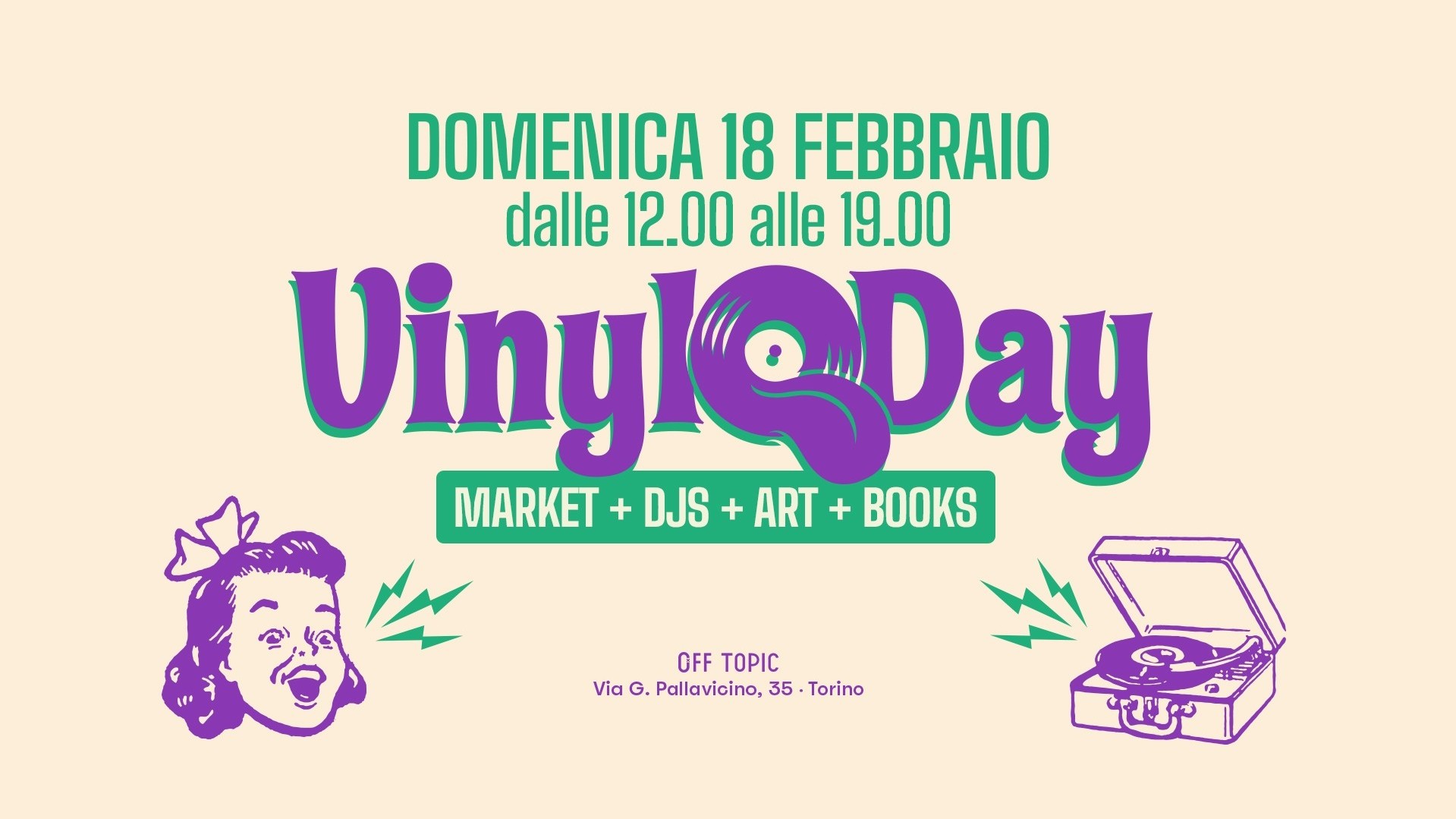 Vinyl Day / Market + Djs + Art + Books