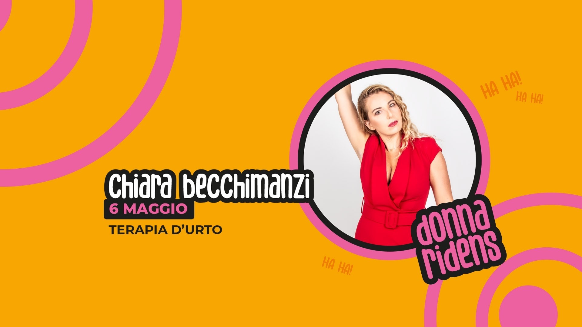 Chiara Becchimanzi il nuovo spettacolo "Terapia d’urto"