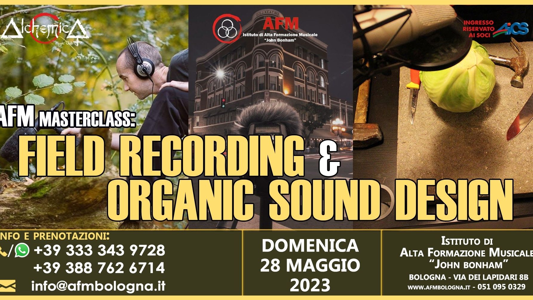 AFM Masterclass: Field Recording & Organic Sound Design
