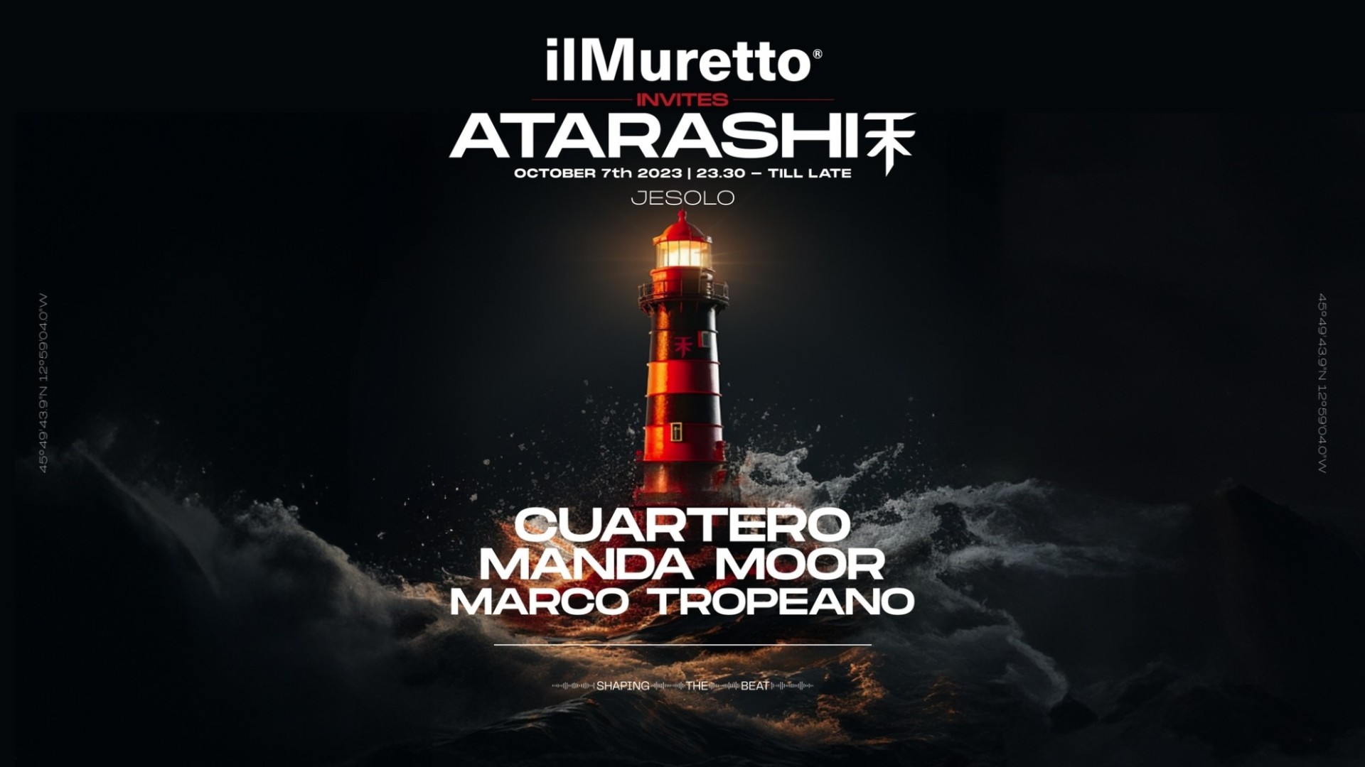 Atarashi w/ Cuartero + Manda Moor + Marco Tropeano
