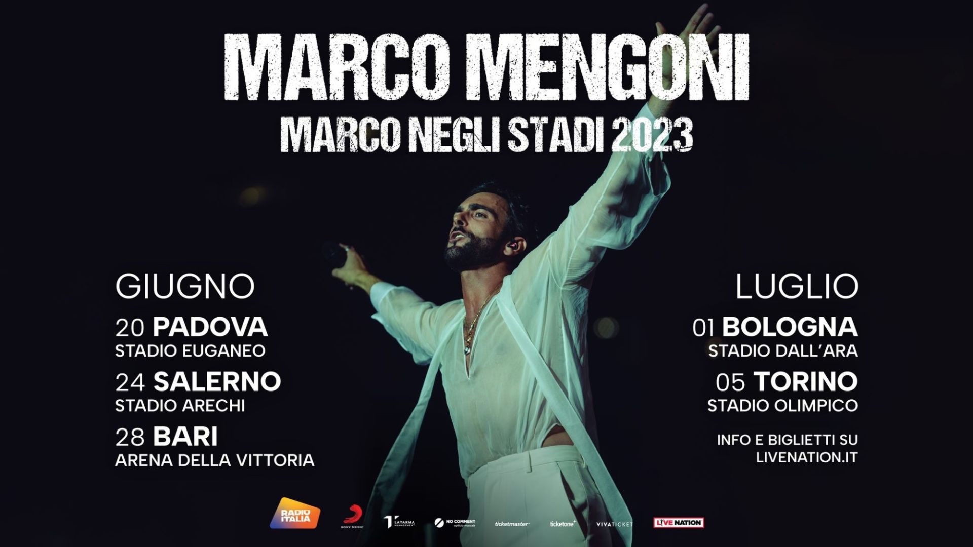Marco Mengoni "Marco negli Stadi 2023"