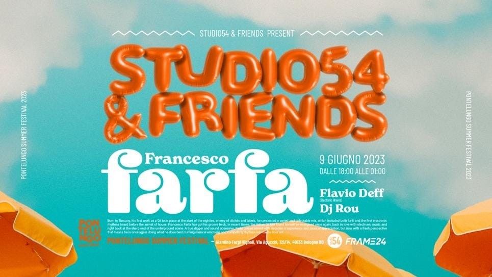 Francesco Farfa in the Garden #2 with Dj Rou & Flavio Deff