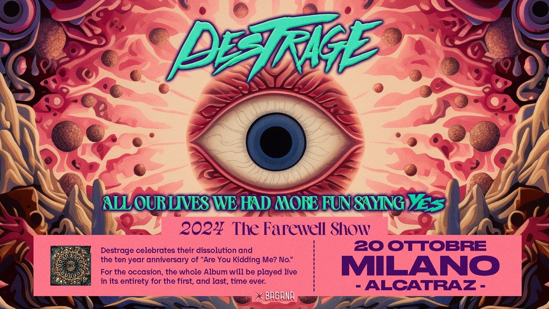 Destrage "The Farewell Show 2024"