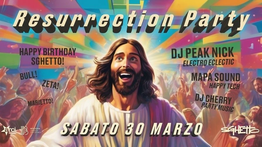 Resurrection Party - Dj Peak Nick, Mapa Sound & Dj Cherry - Happy Birthday Sghetto!