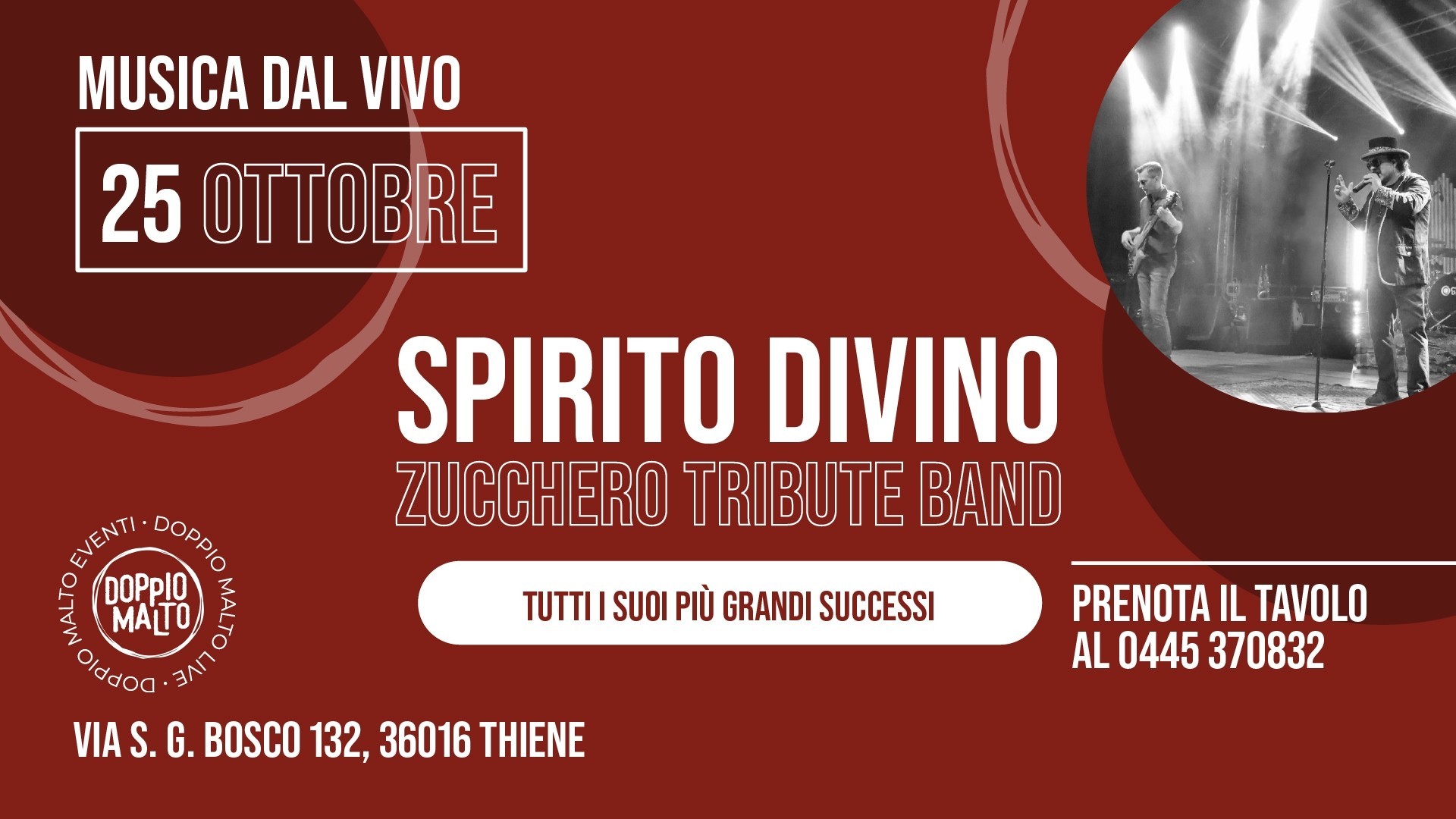 Spirito Divino - Zucchero Tribute Band