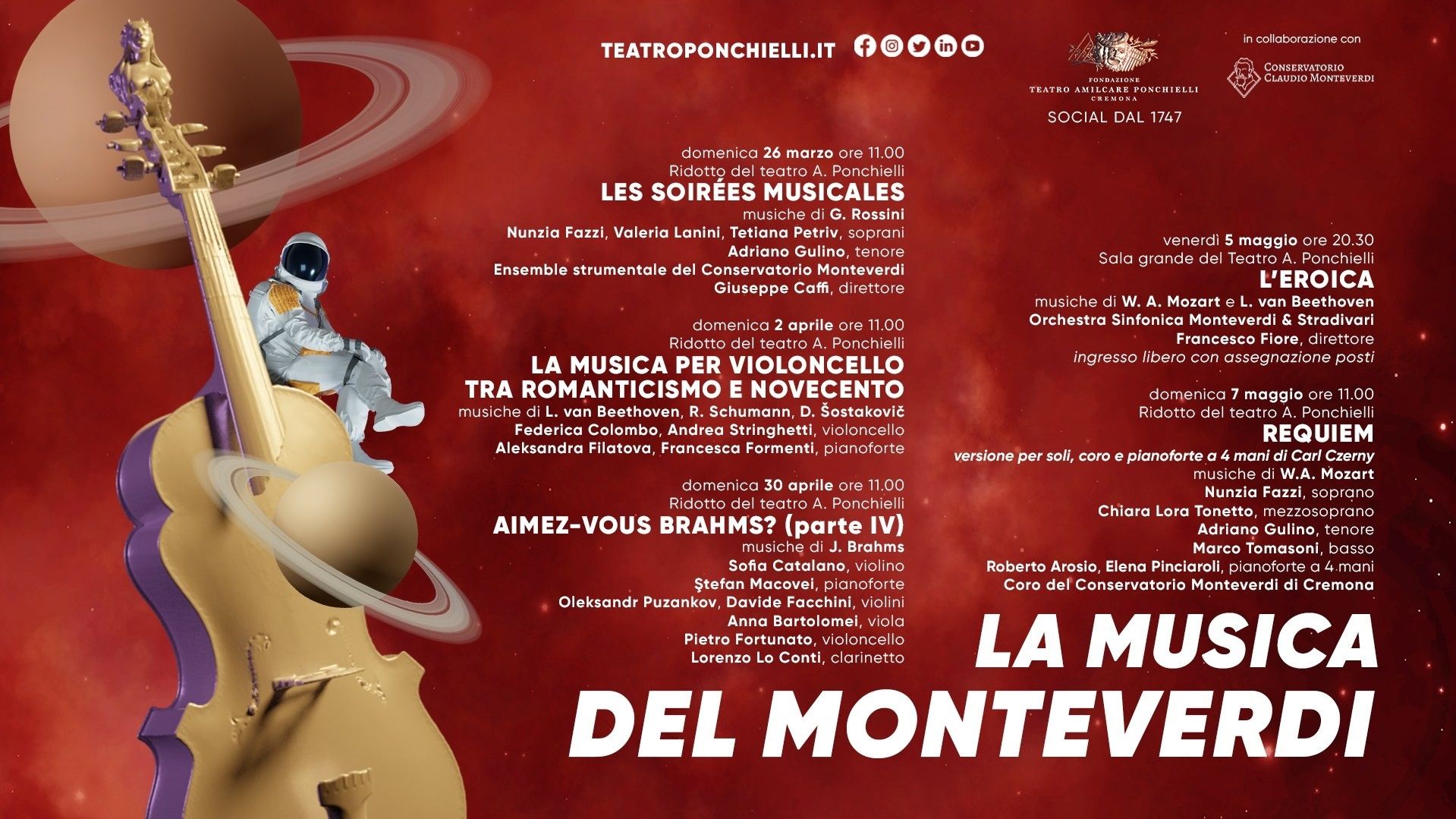 La Musica del Monteverdi: Les Soirées Musicales