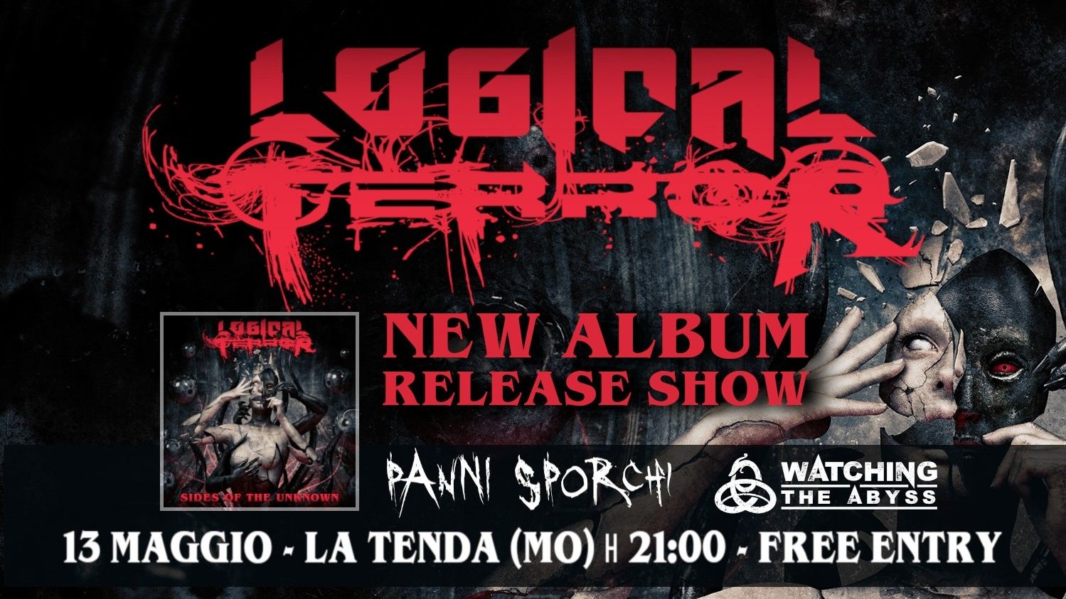 Logical Terror release show w/PANNI Sporchi & Watching The Abyss