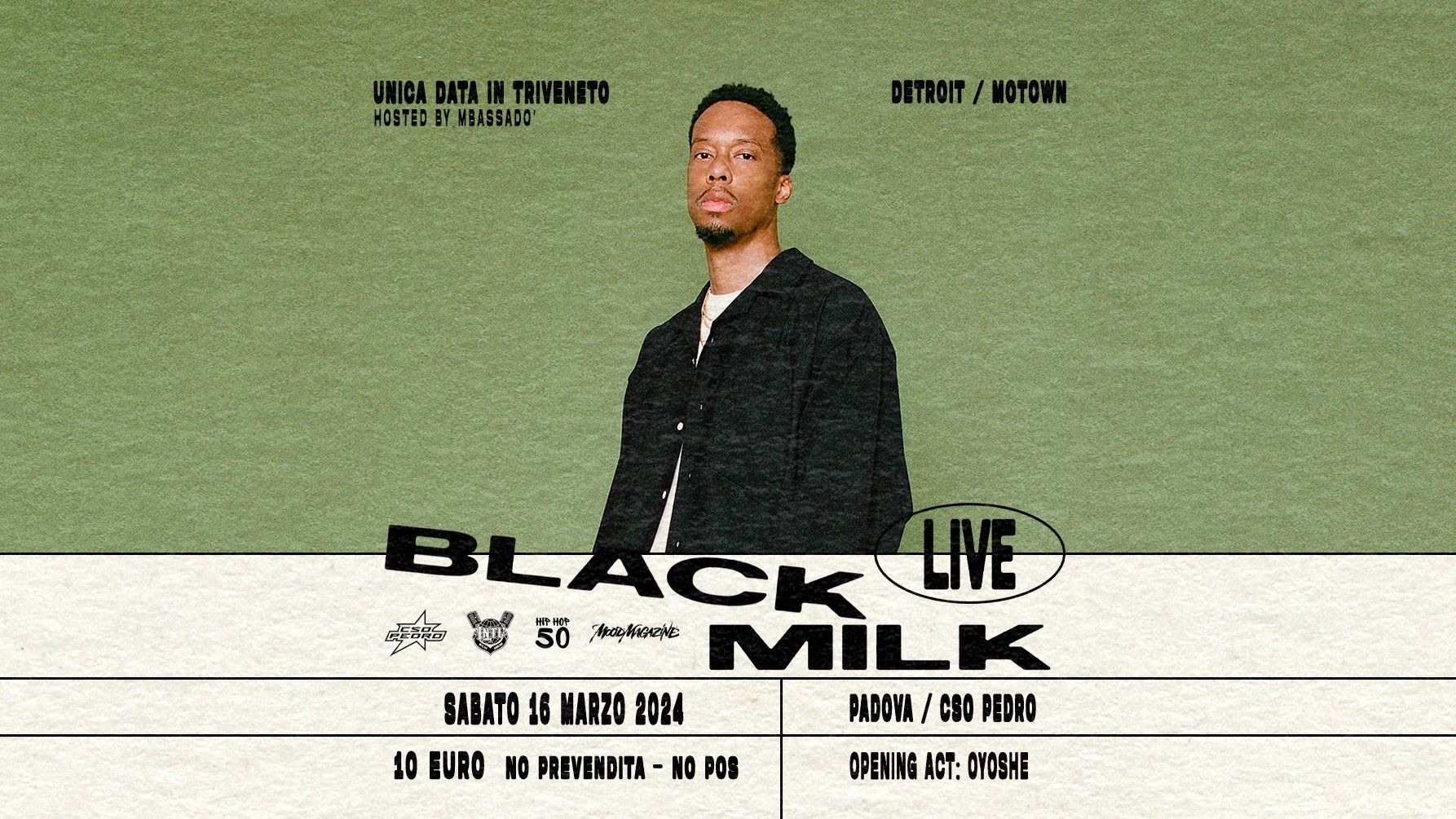 Black Milk (Detroit/motown) + Oyoshe