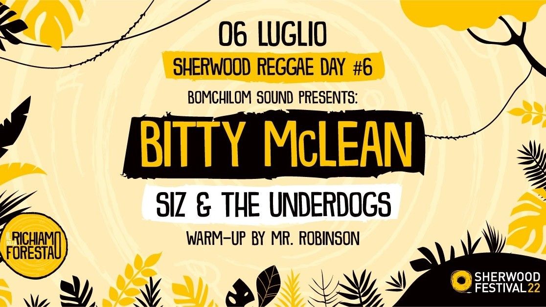 Reggae Day #6: Bitty McLean live + Siz & The Underdogs
