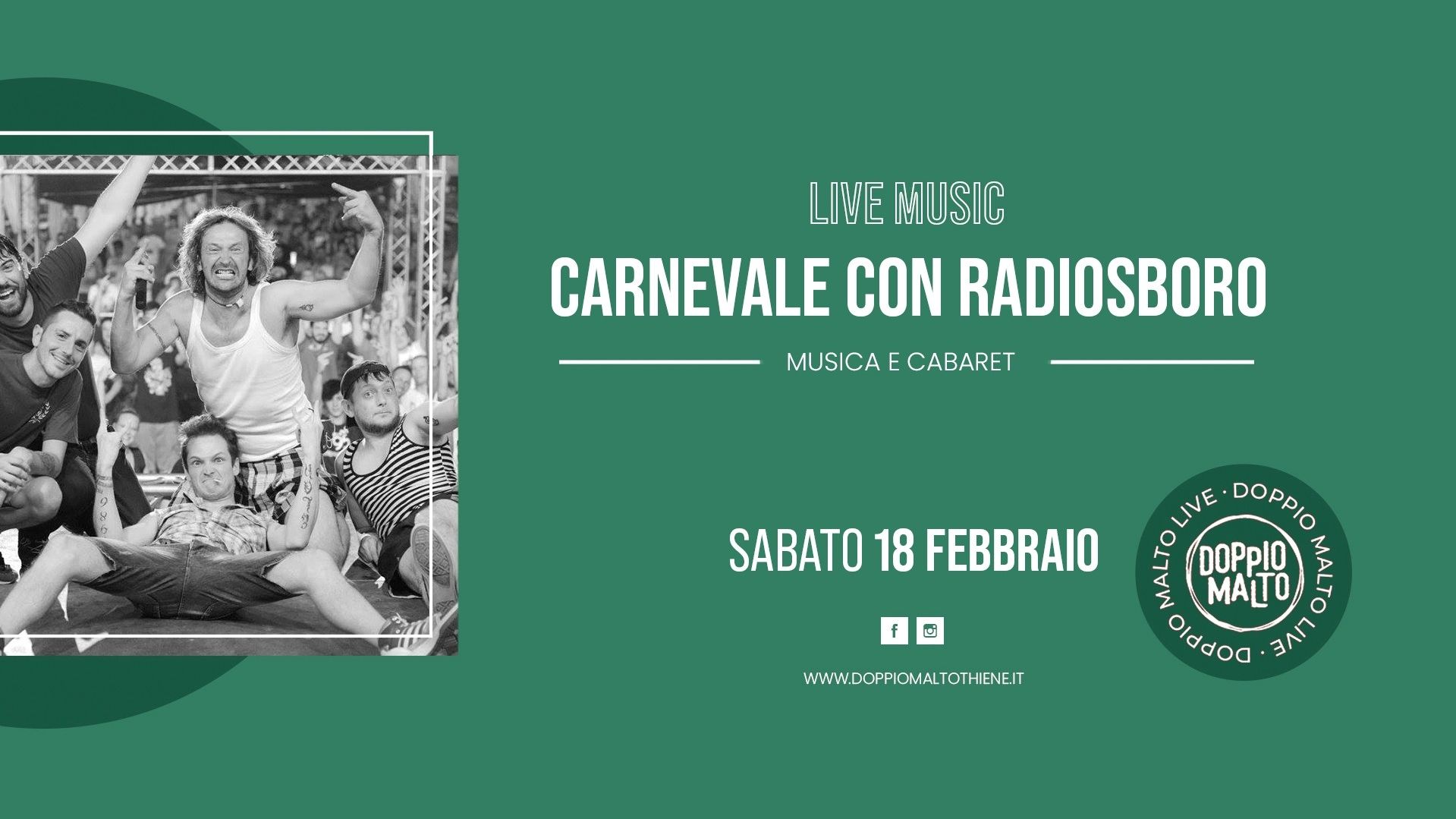 Carnevale Con Radiosboro - Musica e cabaret