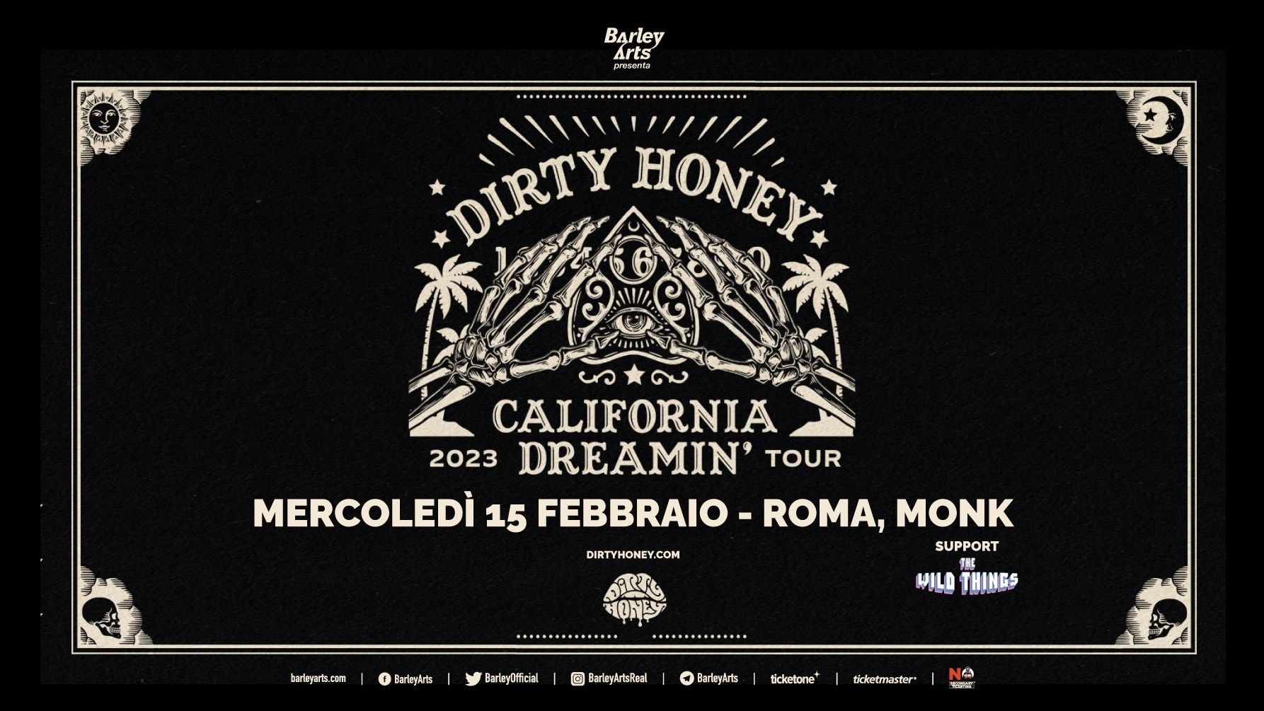 Dirty Honey "California Dreamin' 2023 Tour"