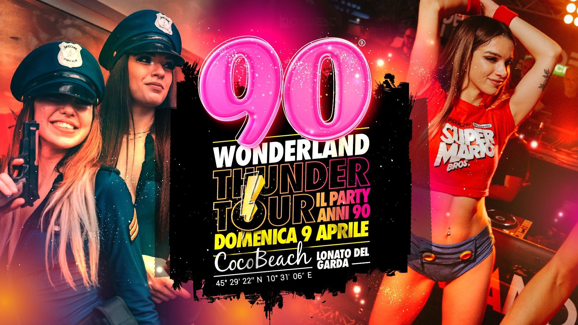 90 Wonderland Thunder Tour - La Notte di Pasqua