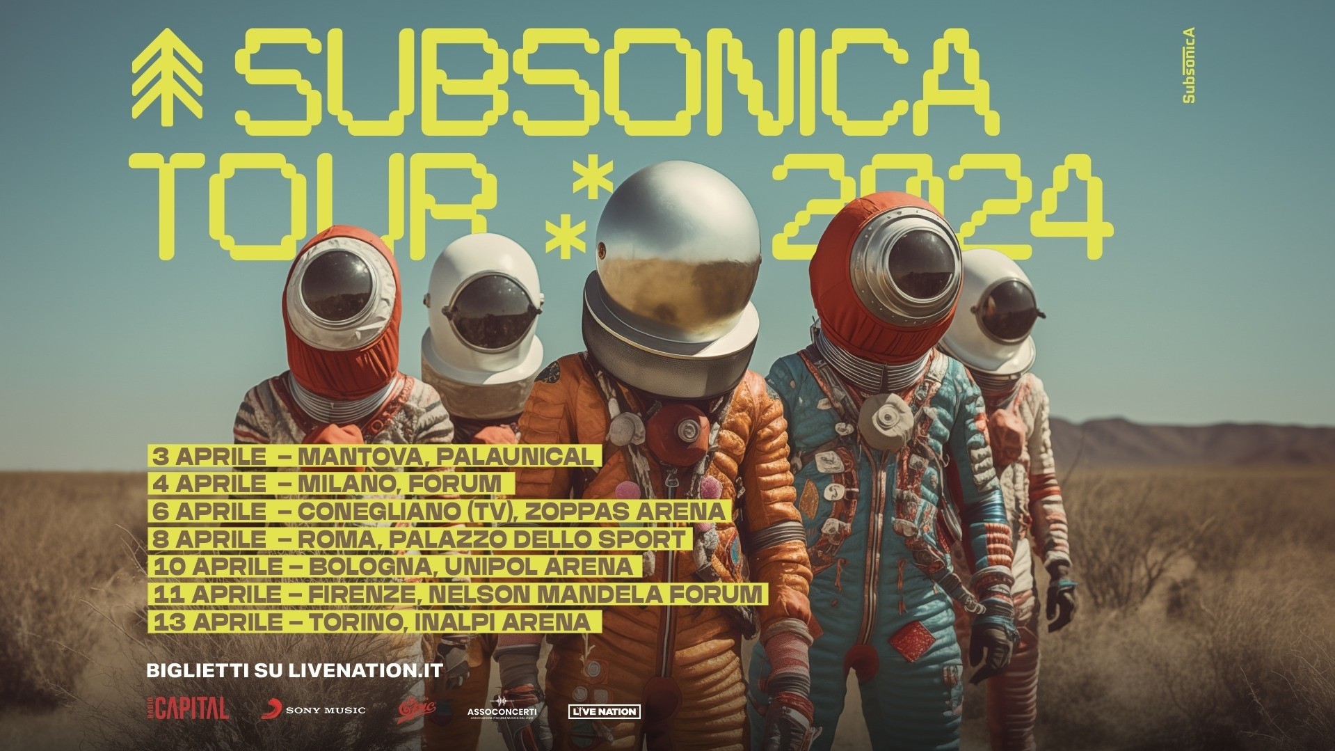 Subsonica 2024 Tour