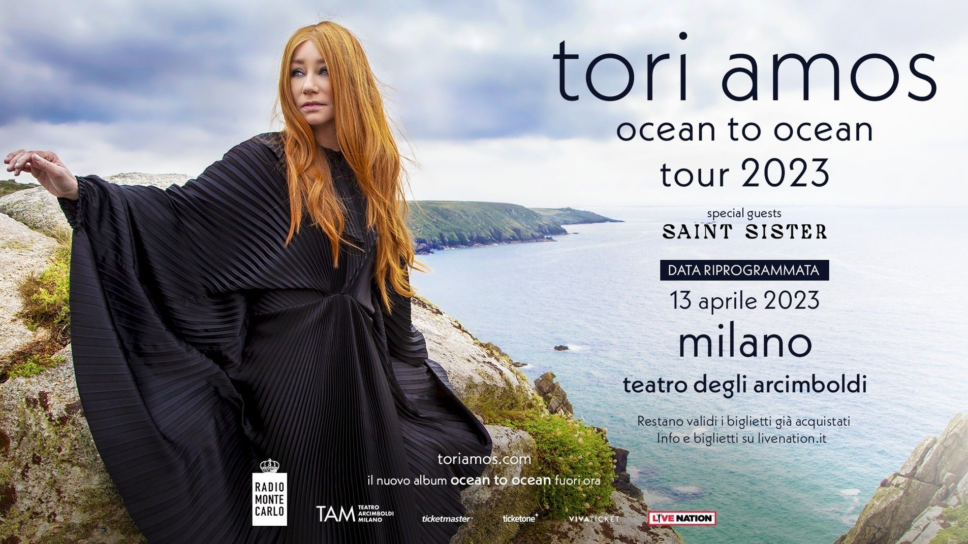 Tori Amos "Ocean to Ocean tour 2023"