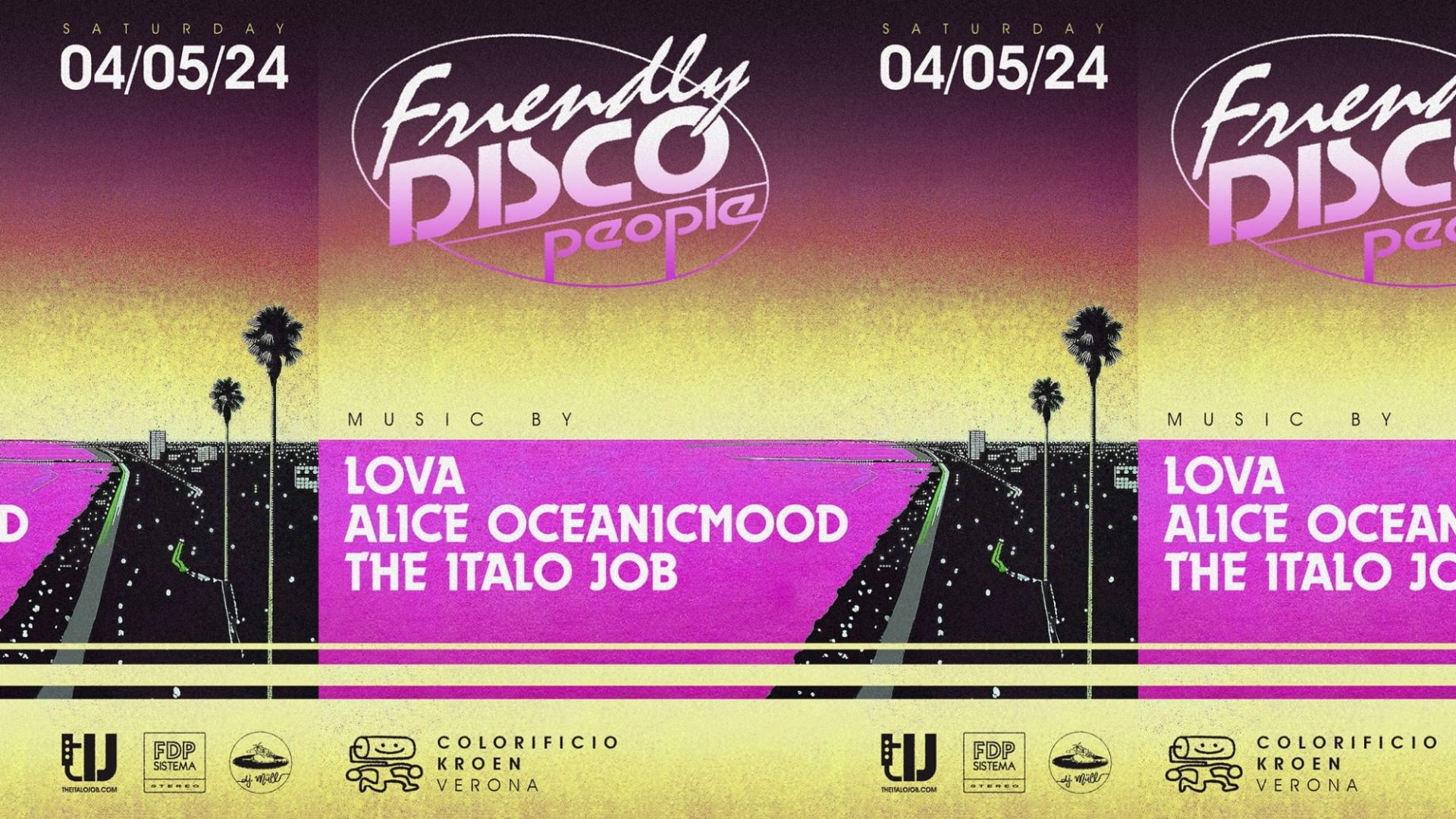 Friendly Disco People #4 w/ Alice Oceanicmood, Lova, The Italo Job