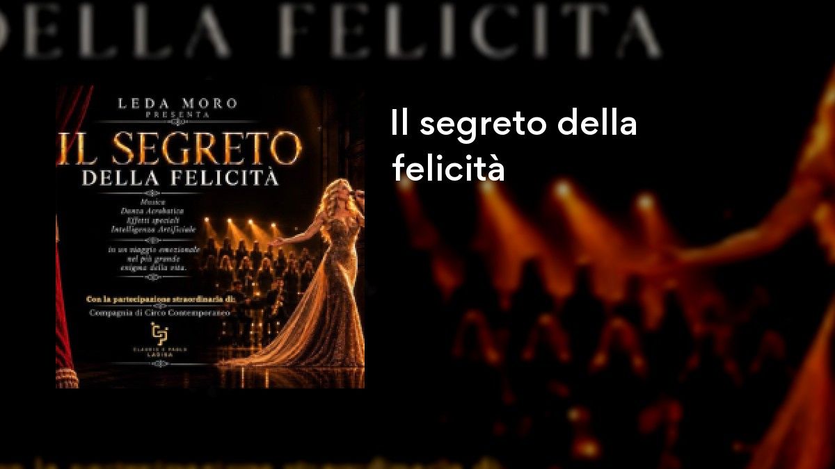 Il segreto della felicità