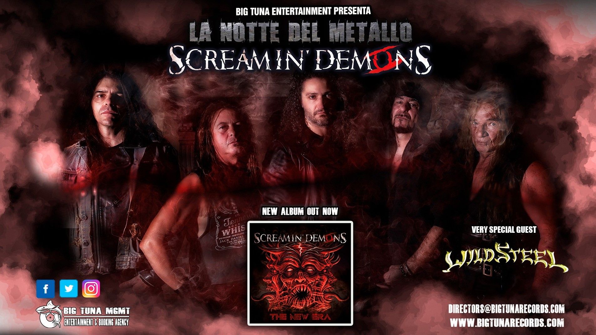 La Notte Del Metallo: Screamin' Demons + Wild Steel