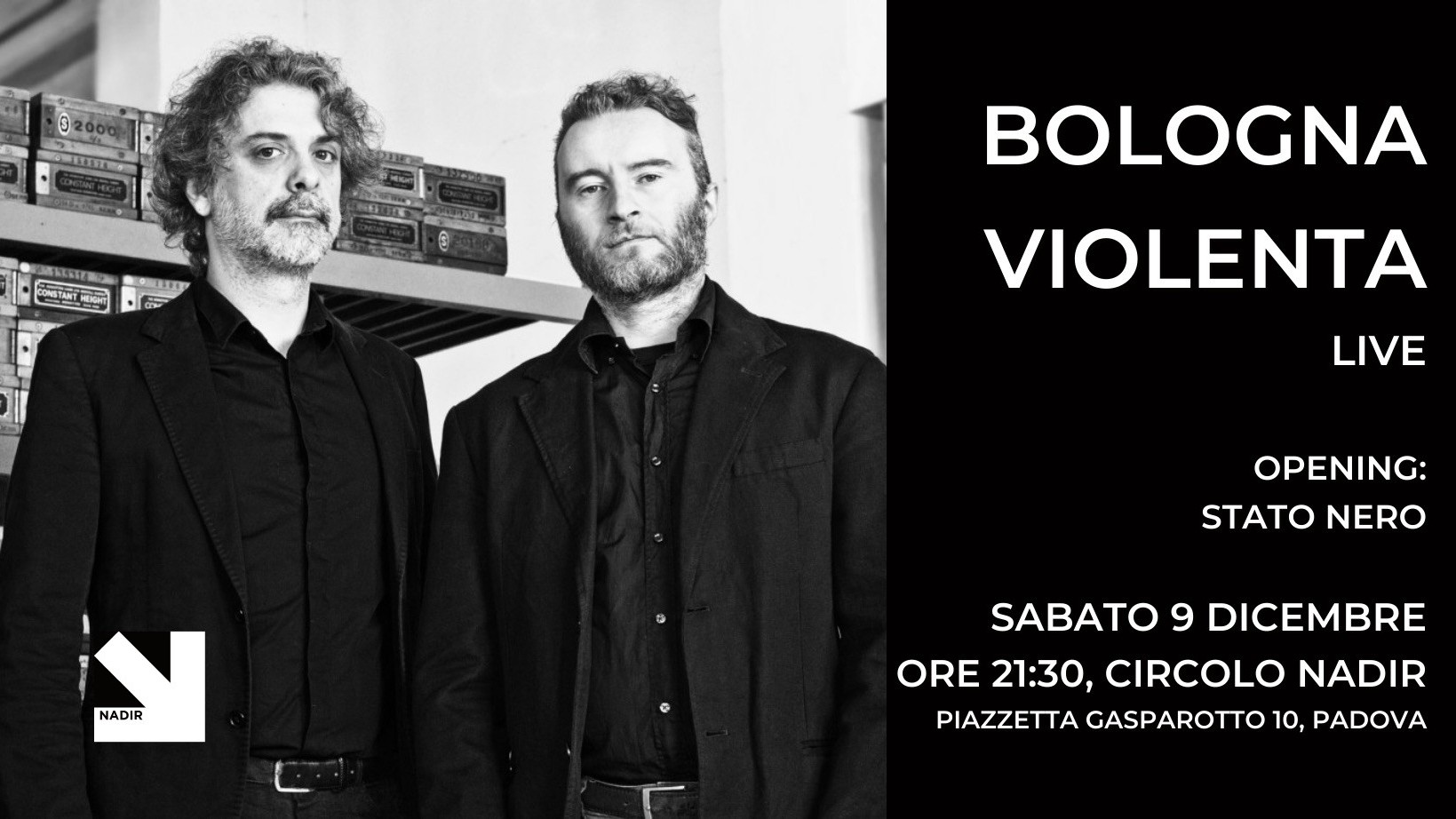 Bologna Violenta - Opening: Stato Nero