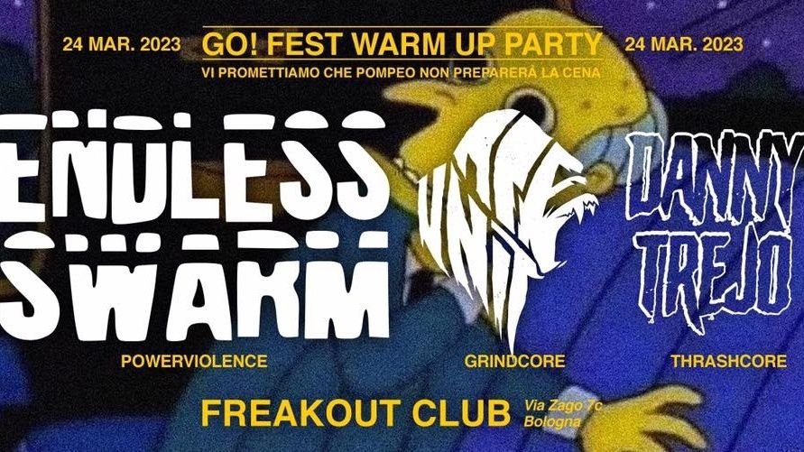 Go! Fest Warm Up Party: Endless Swarm, Ape Unit, Danny Trejo