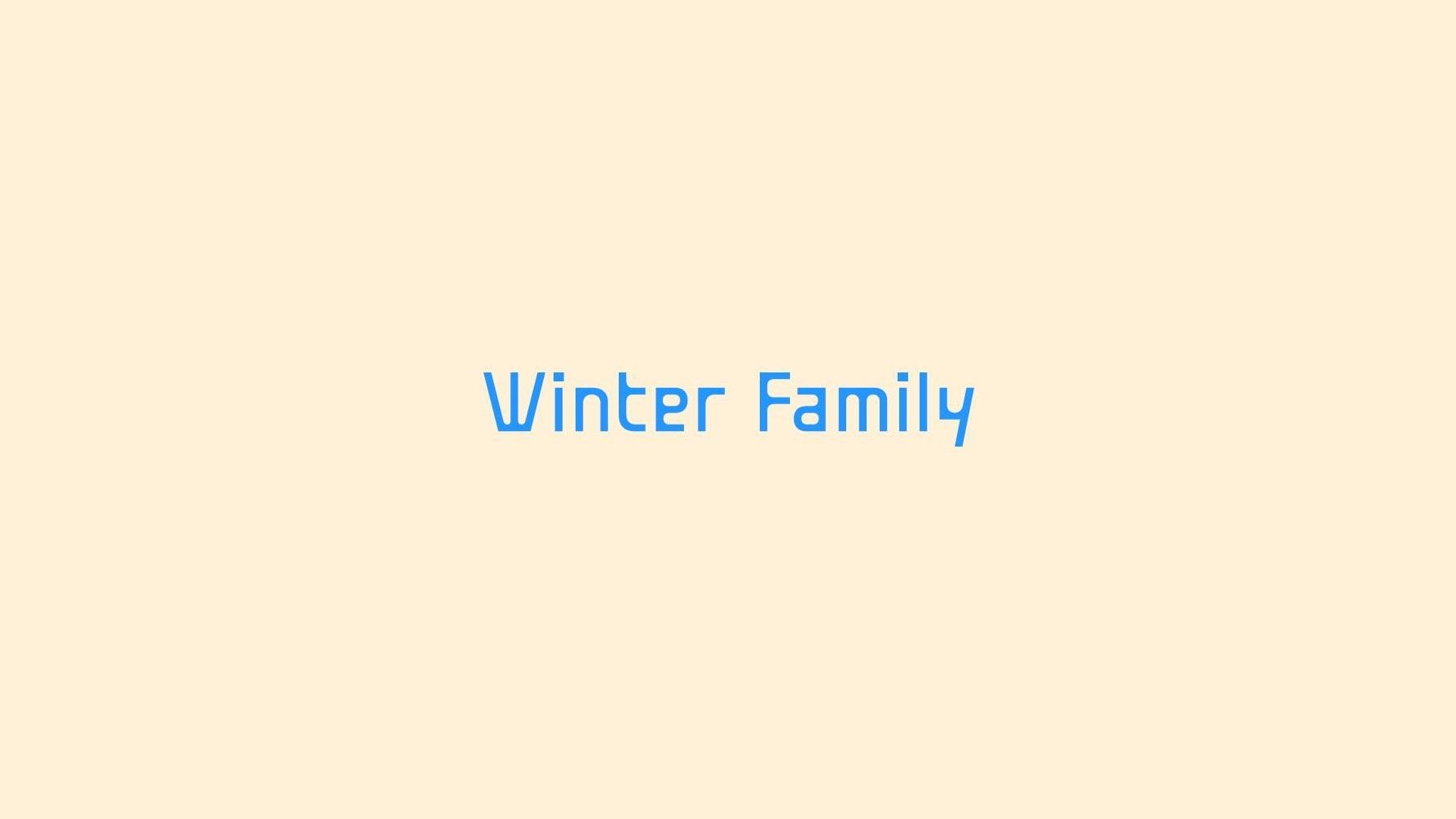 Winter Family