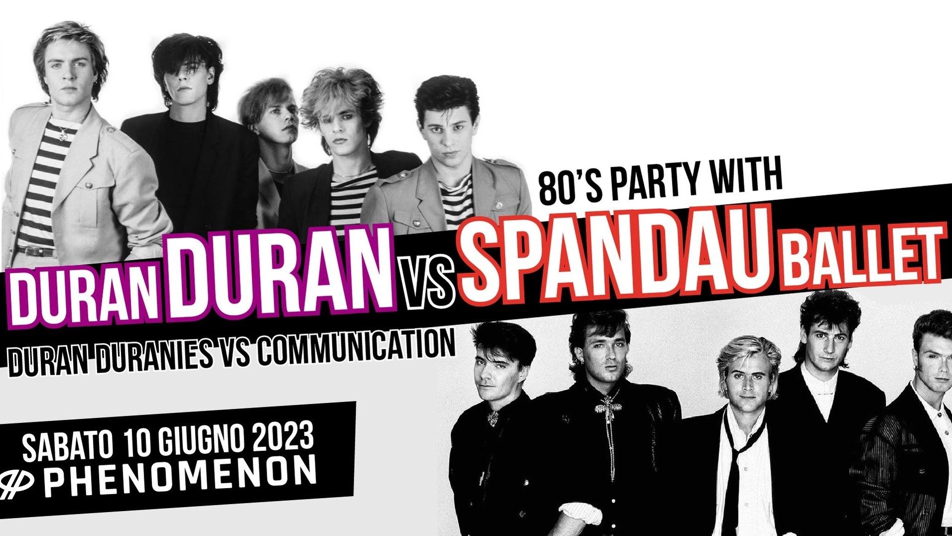 Duran Duran Vs Spandau Ballet - 80s Party