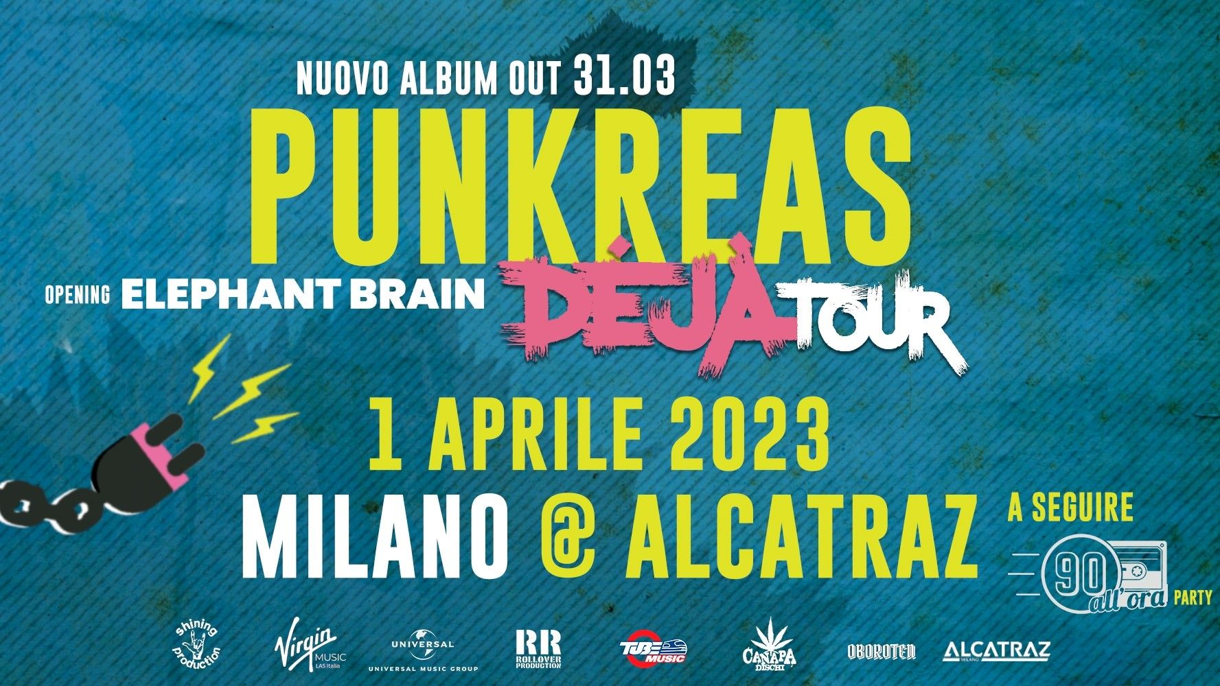 Punkreas + Elephant Brain - Deja Tour
