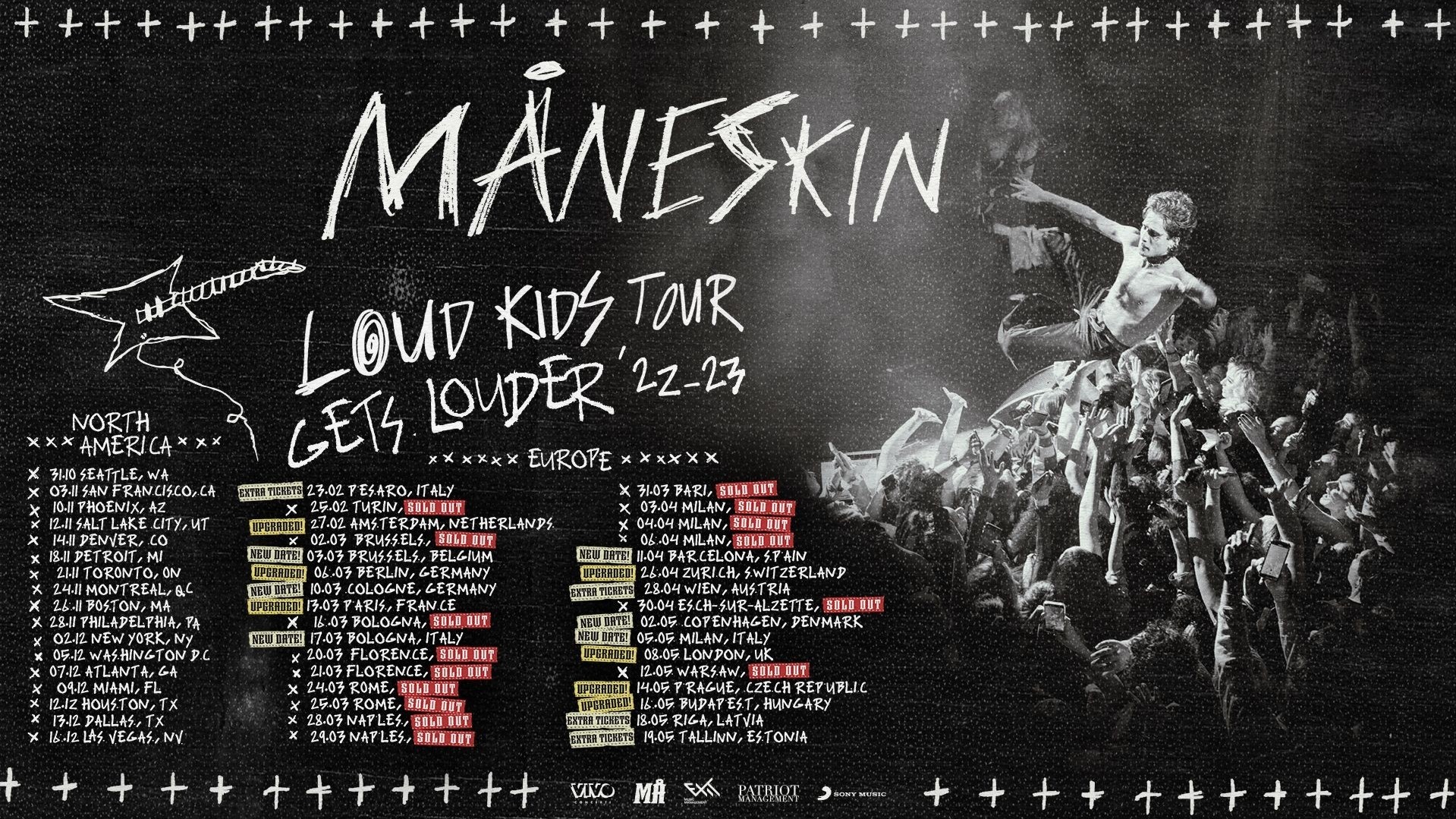 Måneskin "Loud Kids Tour"