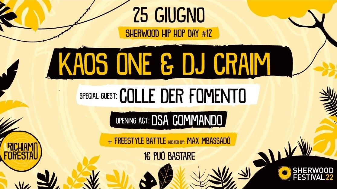Hip-Hop Day #12 w/ Kaos One & DJ Craim + Colle Der Fomento & DSA Commando + Freestyle Battle