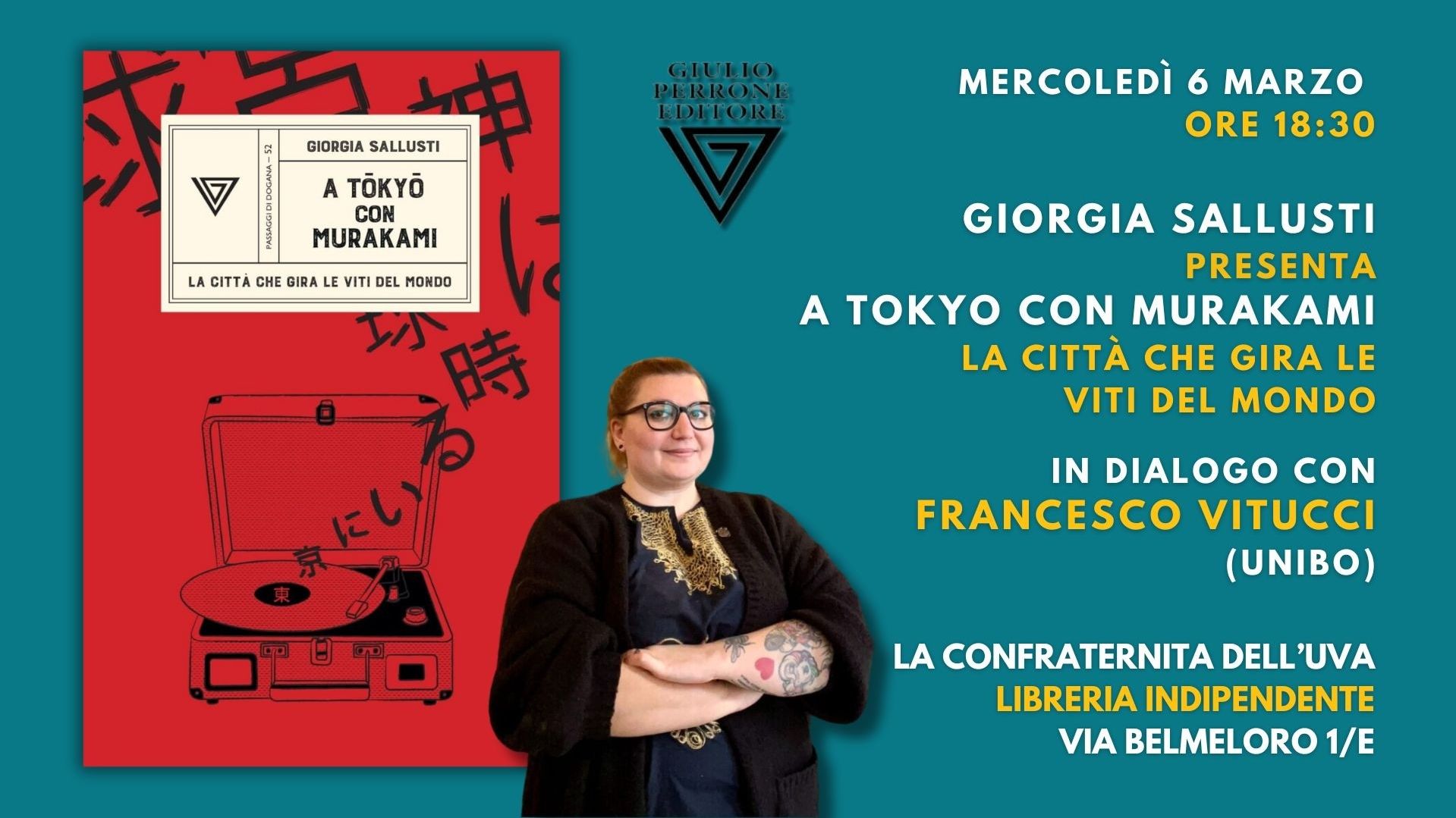 Giorgia Sallusti presenta A Tokyo con Murakami