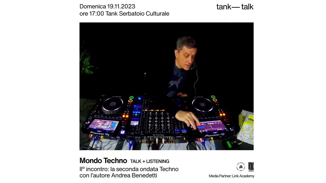 Mondo Techno talk + listening con l’autore Andrea Benedetti