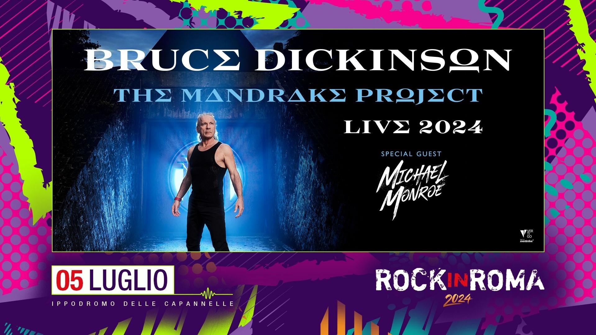 Bruce Dickinson / Rock in Roma 2024