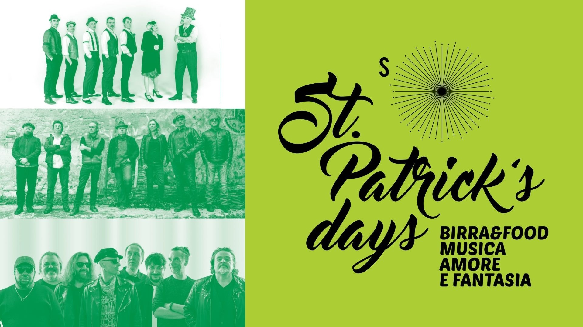 St. Patrick's Days - Birra & Food, musica, amore e fantasia