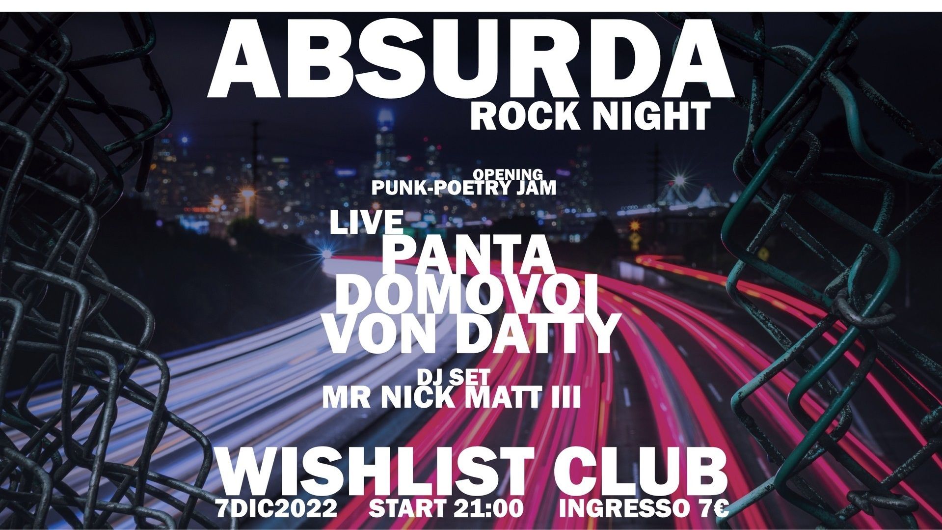 Panta/Von Datty/Domovoi: AbsurdA Rock Night
