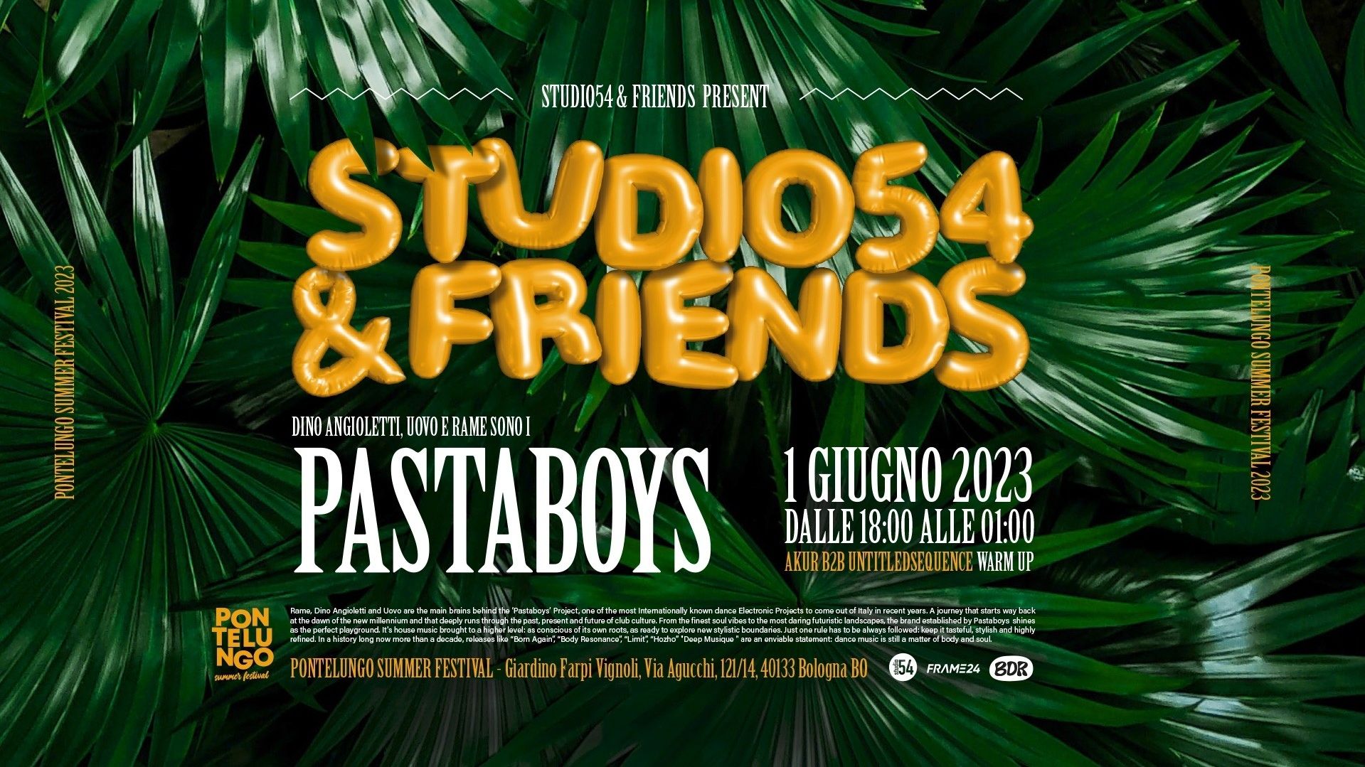 Pastaboys in The Garden #1 with Bdr At Pontelungo