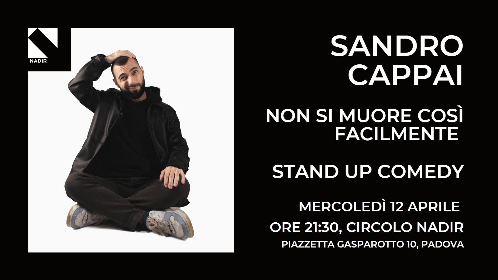 Sandro Cappai: "Non si muore così facilmente" - Stand up comedy