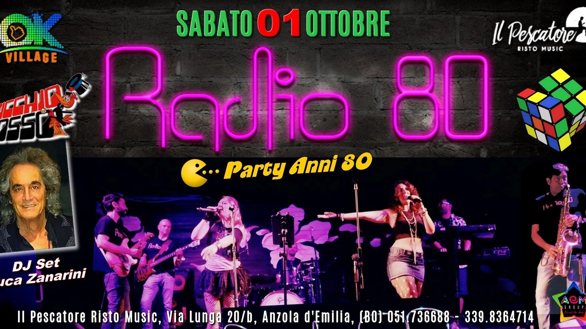 Radio 80 Live Show.. Grande Party Anni 80!!